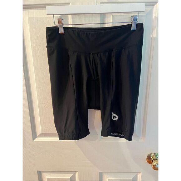 Baleaf Black Padded Women’s Cycling Shorts sz L EUC - Picture 1 of 5